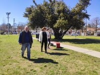 Curutchet recorrió la puesta en valor de la Pista de Salud