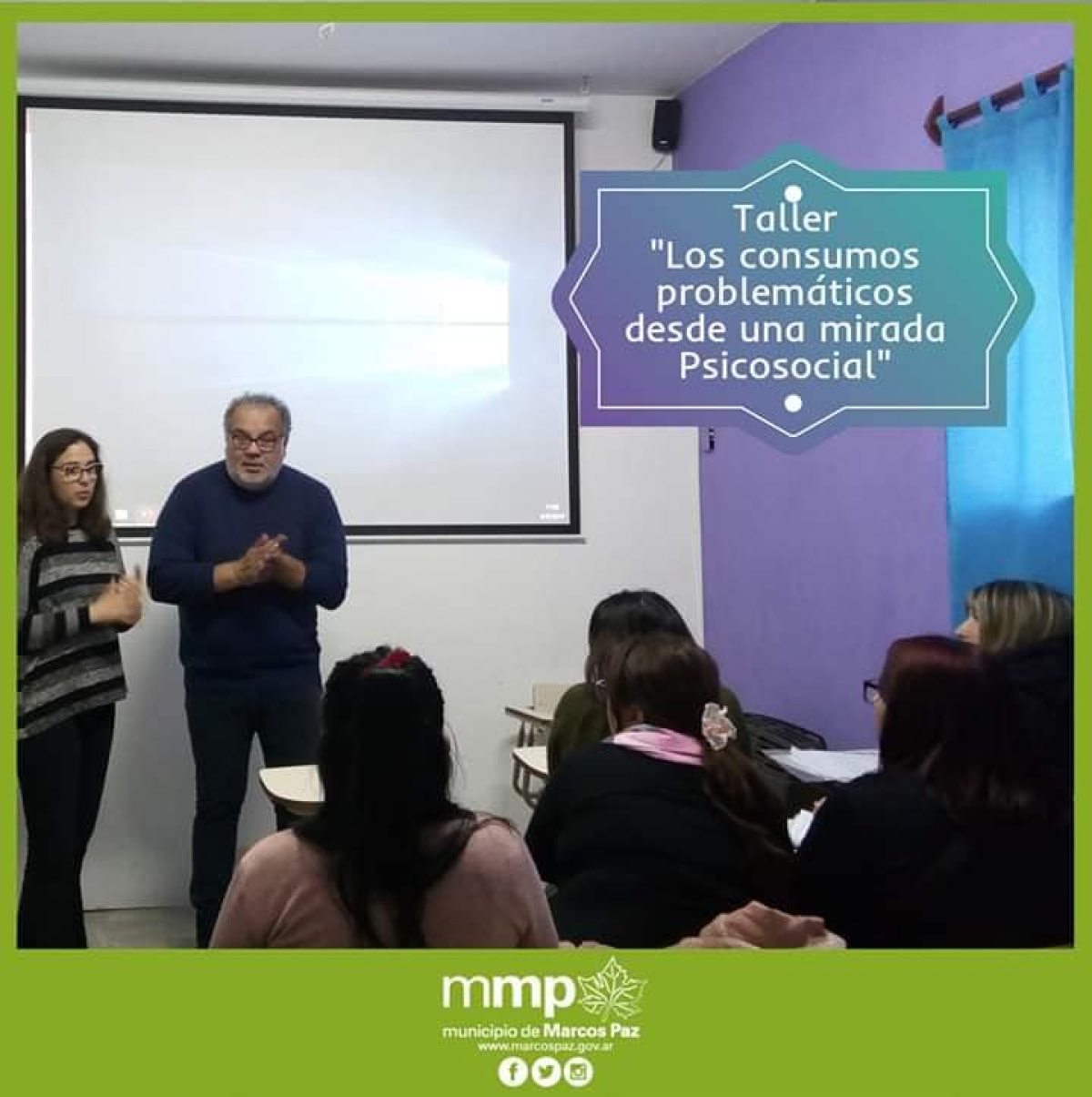 Taller sobre consumos problemáticos