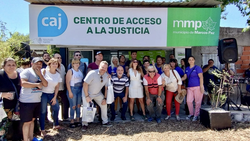 Inauguración del Centro de Acceso a la Justicia en Marcos Paz