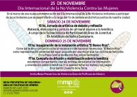 Actividades por el Día Internacional de la No Violencia Hacia las Mujeres