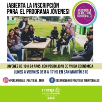 El programa Jóvenes abrió su inscripción