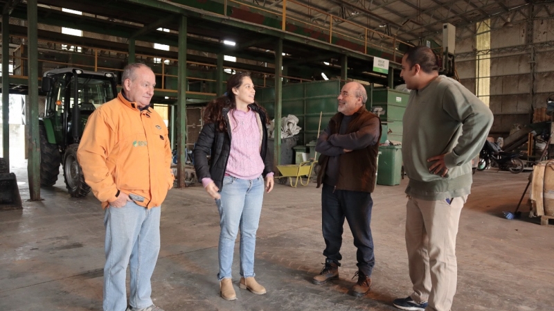 El intendente visitó el Polo Sustentable