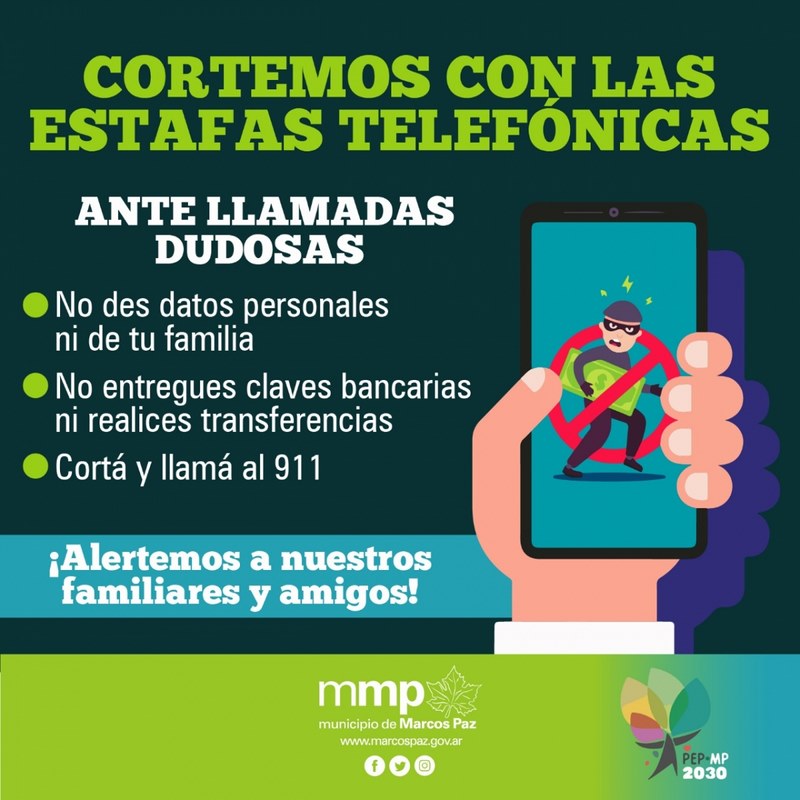 Cortemos con las estafas telefónicas!