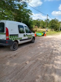 Desmalezado en el barrio La Milagrosa