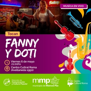 Fanny y Doti en el Centro Cultural Roma