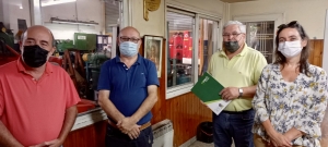 Entrega de apoyo económico a Bomberos Voluntarios