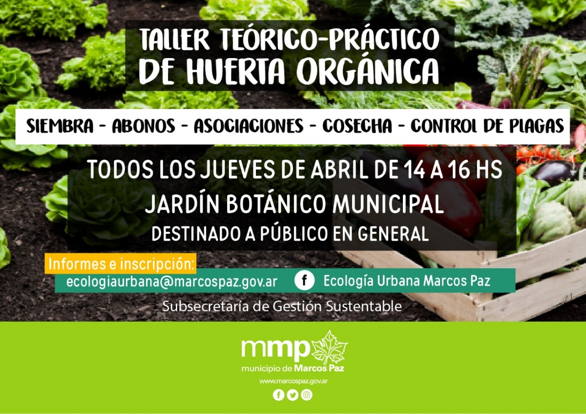 Taller teórico-práctico de Huerta Organica