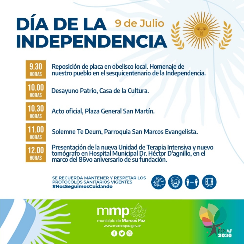 Día de la Independencia en Marcos Paz