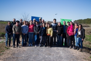 Plantación de árboles en la Eco-Bicisenda