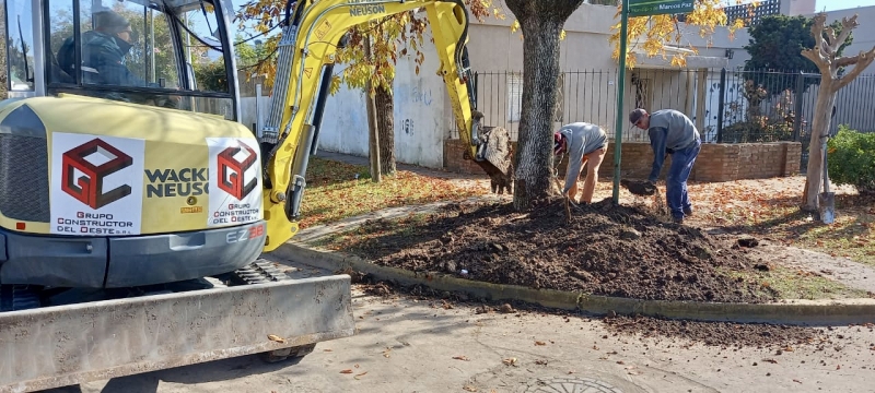 Obras en la red de agua