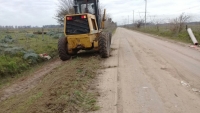 Nivelado y entoscado de caminos rurales