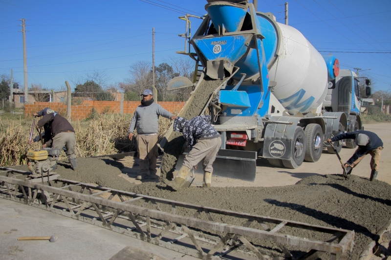 Avanzan las obras en Marcos Paz