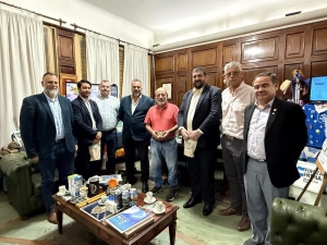 El intendente Curutchet recibi&oacute; a autoridades de la Masoner&iacute;a Argentina