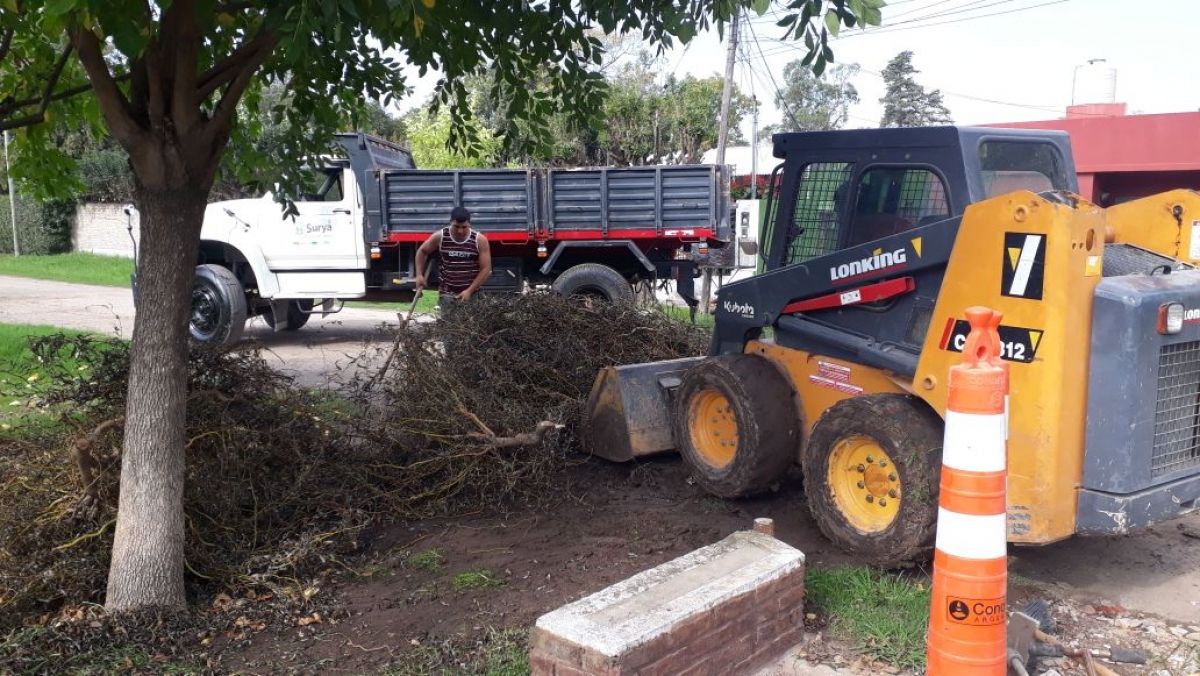 Limpieza integral en Sarmiento y Feijoo