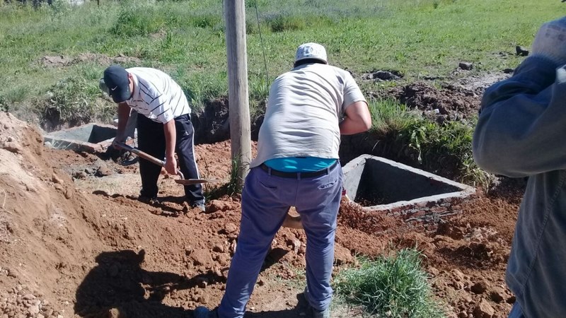 Obras y Servicios, trabajos previos al asfalto de la calle D&#039;Agnillo