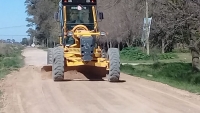 Nivelado de Vieytes en San Eduardo y Rivadavia en Bernasconi