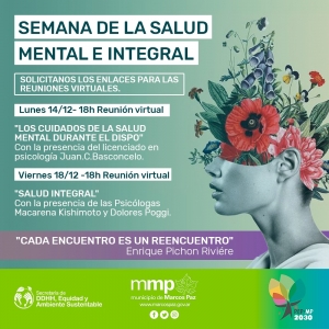 Semana de la Salud Mental E Integral.