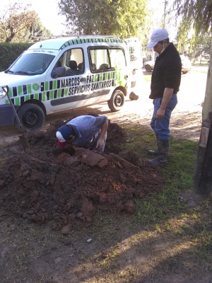 Reparación de perdida de agua