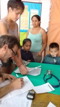 Hoy la Posta Sanitaria se ubicó en el barrio Santa Catalina