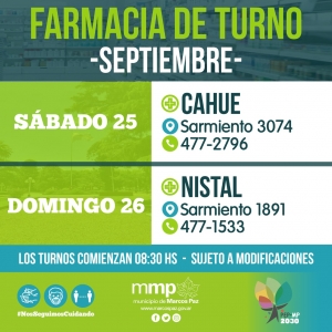 #FarmaciaDeTurno