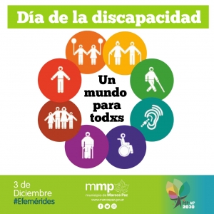 3 de diciembre: Día de la Discapacidad.