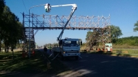 Reparación de luminarias en Ruta 40