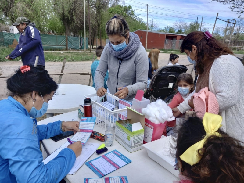 Posta Sanitaria en el barrio La Milagrosa