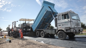 Reinicio de la obra en Ruta 40