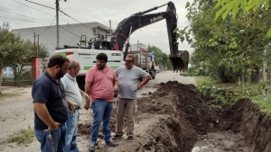 El intendente recorre obras en ejecución