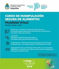 Curso virtual de manipulación segura de alimentos