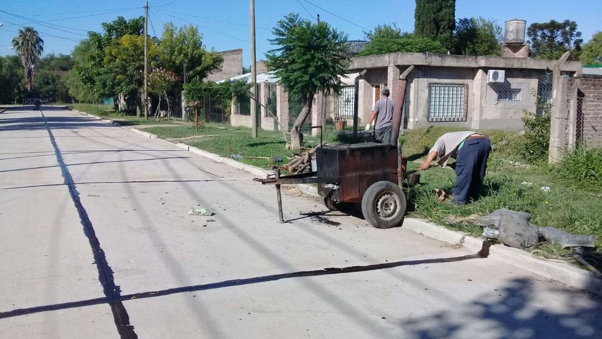 Mejoras en la calle Italia del barrio Killys