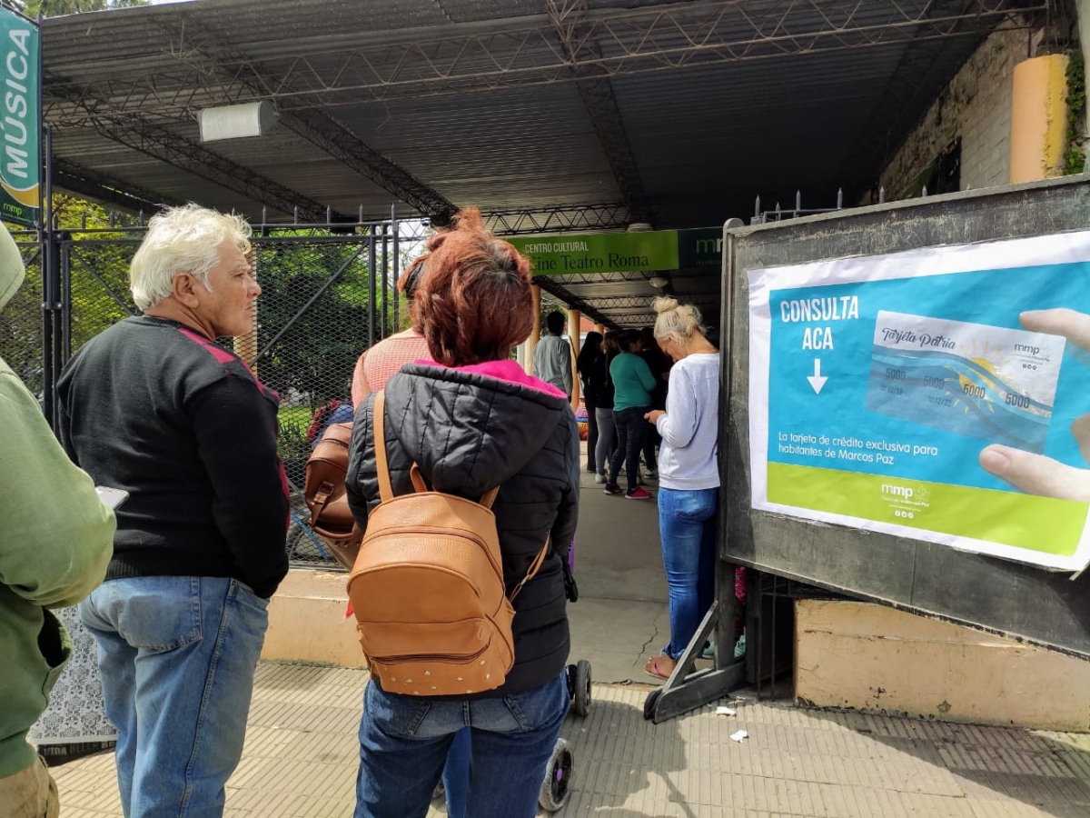 Adhesión a la Tarjeta Patria en el Cine Teatro Roma