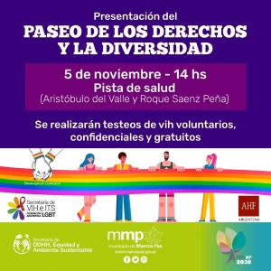 Presentación del Paseo de los Derechos y la Diversidad