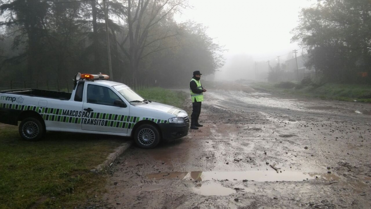 Puestos de vigilancia en caminos rurales