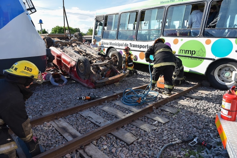 Simulacro ferroviario