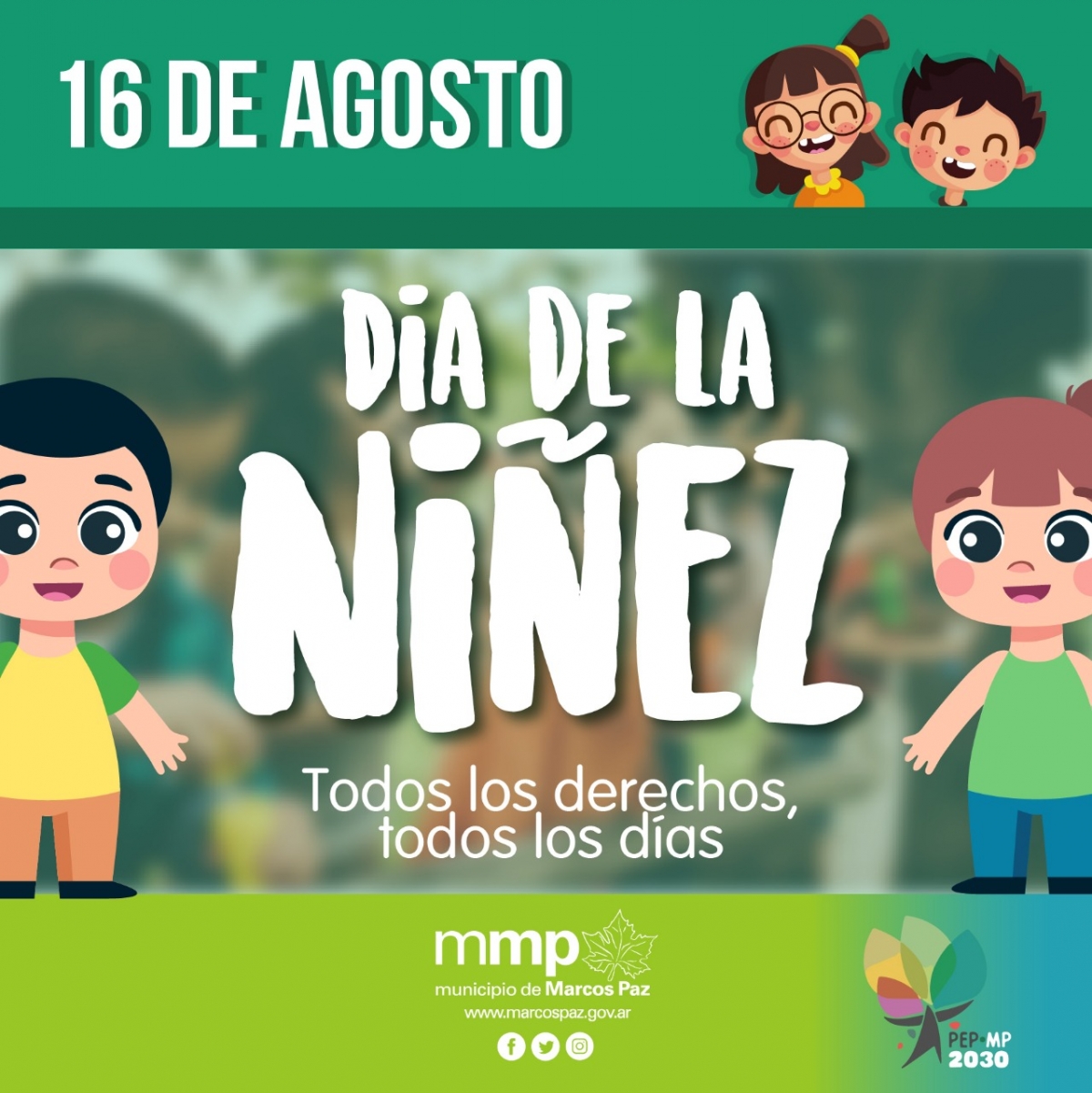 16 de agosto: Día de la Niñez