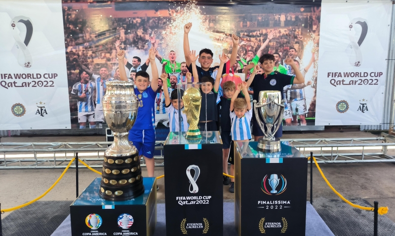 La Copa del Mundo estuvo en Marcos Paz y fue una fiesta