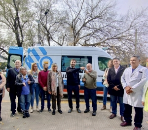 Inauguración de obras y nueva ambulancia en Marcos Paz