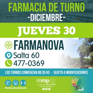 #FarmaciaDeTurno