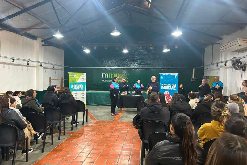 Reuni&oacute;n informativa con los ganadores del Marcos Paz Nieve