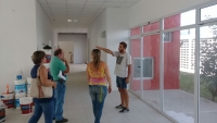 El intendente recorrió la obra del jardín maternal en El Prado