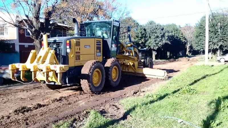 Nivelados en barrio Gándara