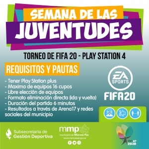 Torneo de Fifa 20 por la Semana de las Juventudes