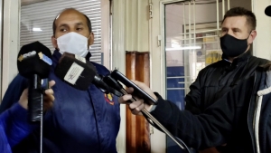 Conferencia desde el Cuartel de Bomberos