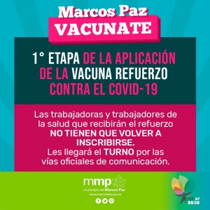 Vacuna refuerzo contra el COVID-19