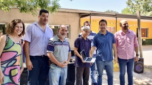 Entrega de netbooks en la Escuela Secundaria Nº10