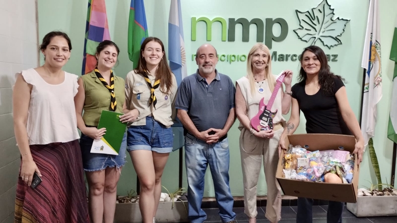 Entrega de donaciones