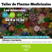 Taller de Plantas Medicinales en el Jardín Botánico Municipal