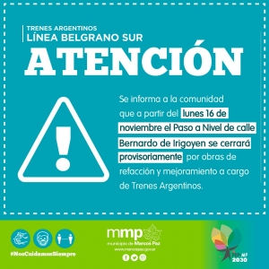 #ATENCIÓN: Comunicado de Trenes Argentinos