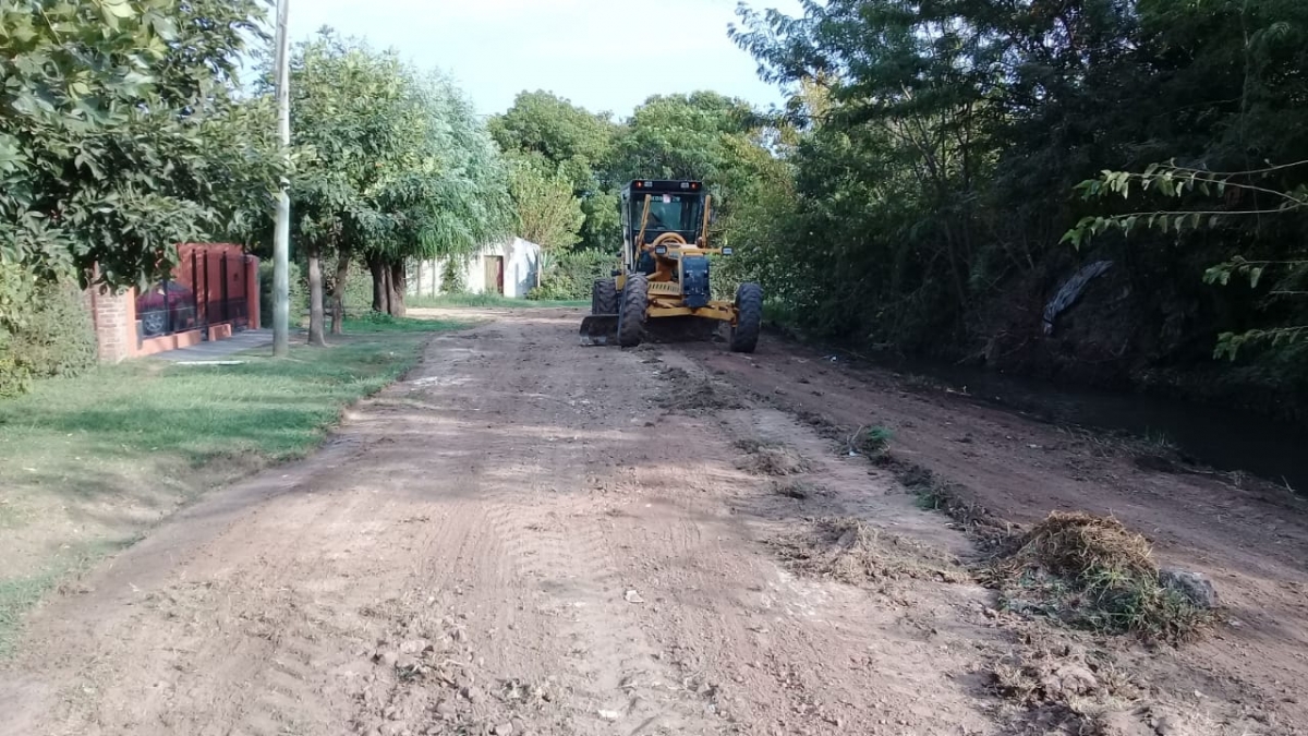 Nivelado en calles del Barrio Obrero